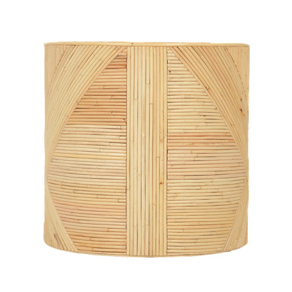 Matea - Rattan Cross Side Table - Natural