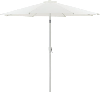 Fiji - Aluminum Patio Umbrella With Round Black And White Base