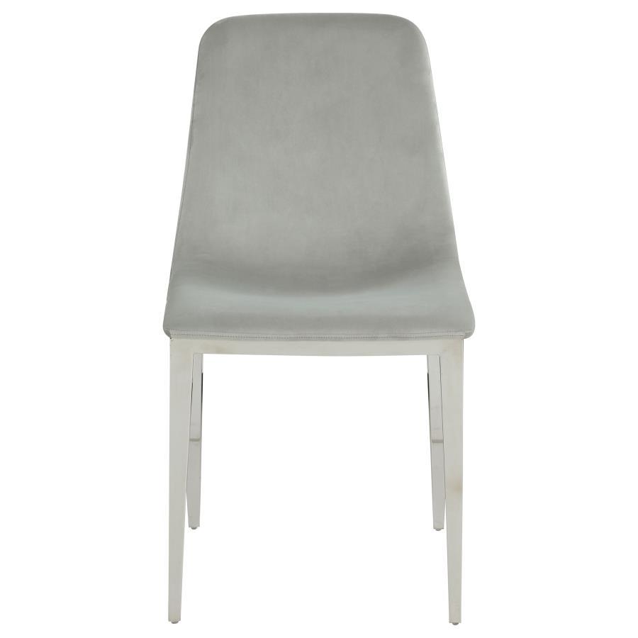 Irene - Upholstered Dining Side Chair (Set of 4) - Light Gray