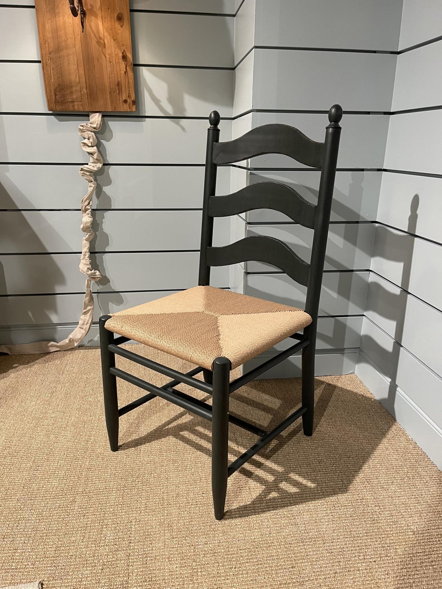 Vintage Market - Rush Seat Ladder Back Side Chair (Set of 2)