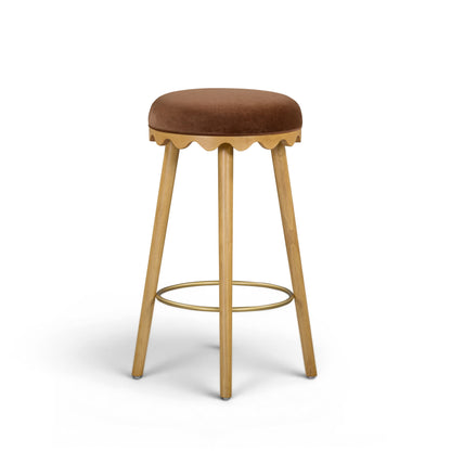 Oodle - Performance Vegan Mohair Stool