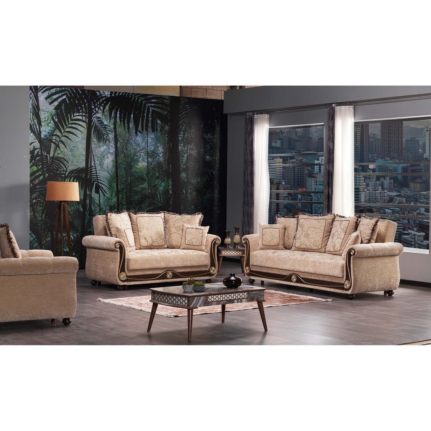 Ottomanson Americana - Convertible Loveseat With Storage