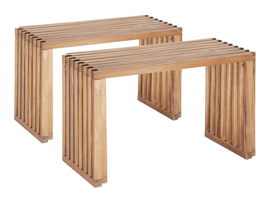 Riviera - Extendable Bench (Set of 2) - Natural