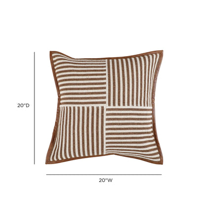 Kora - Cotton Jute Throw Pillow