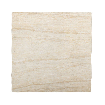 Roxanne - Faux Slab Indoor / Outdoor Large Coffee Table - Travertine