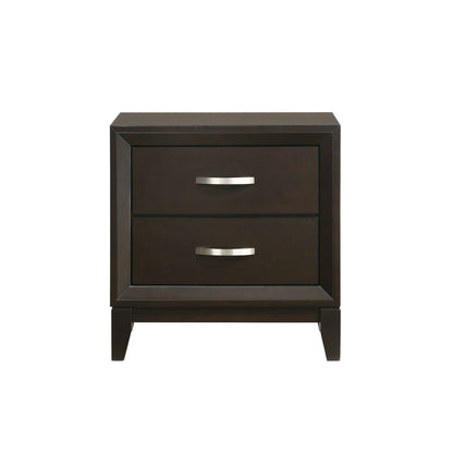 Beaumont - 2-Drawer Nightstand - Merlot