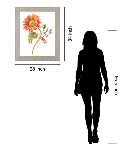 Sunlit Marigold - 28" x 34" Framed Wall Art