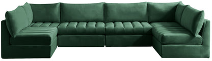 Jacob - Modular Sectional 6 Piece - Green