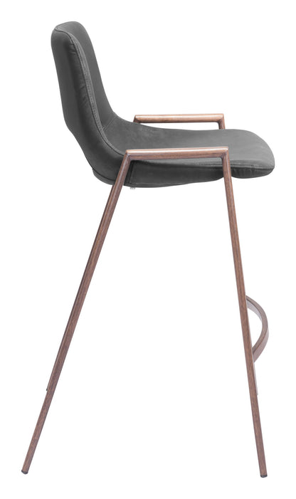 Desi - Counter Stool With Walnut Legs (Set of 2)