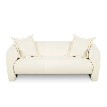 Lou - Performance Velvet Loveseat - Cream