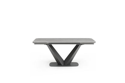 Cloud - Dining Table - Gray / Black