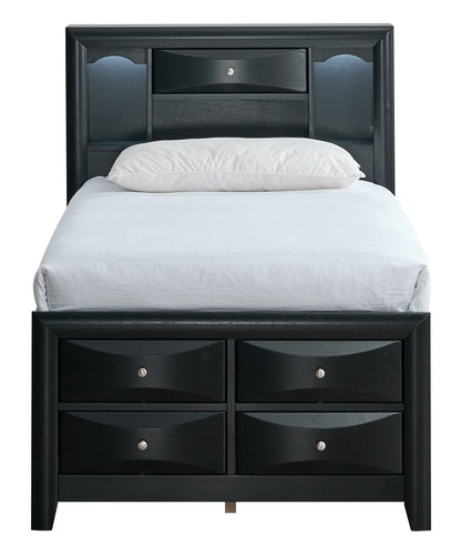 Glory Furniture - Marilla - Storage Bed With Lighting