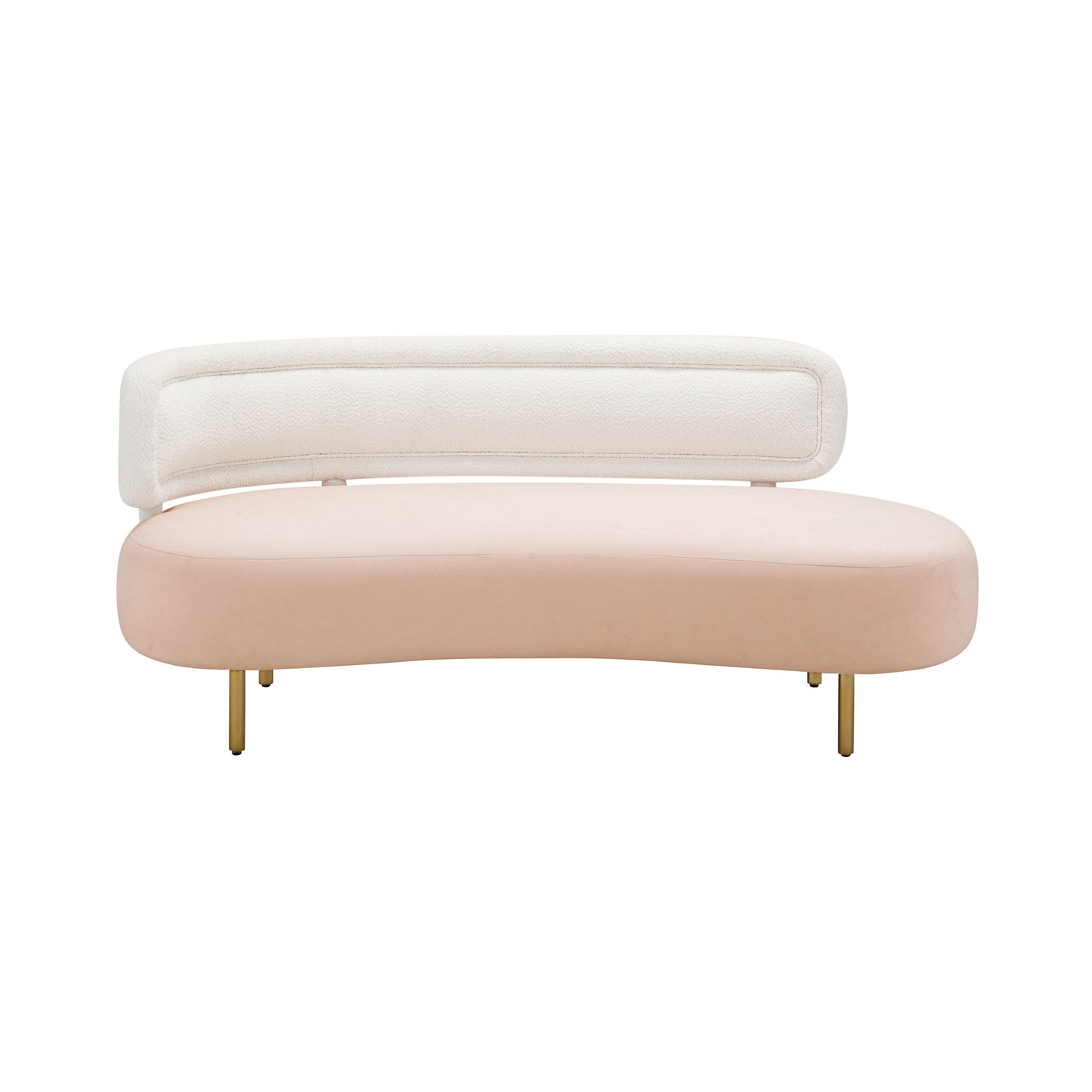 Tischa - Boucle Velvet Sofa