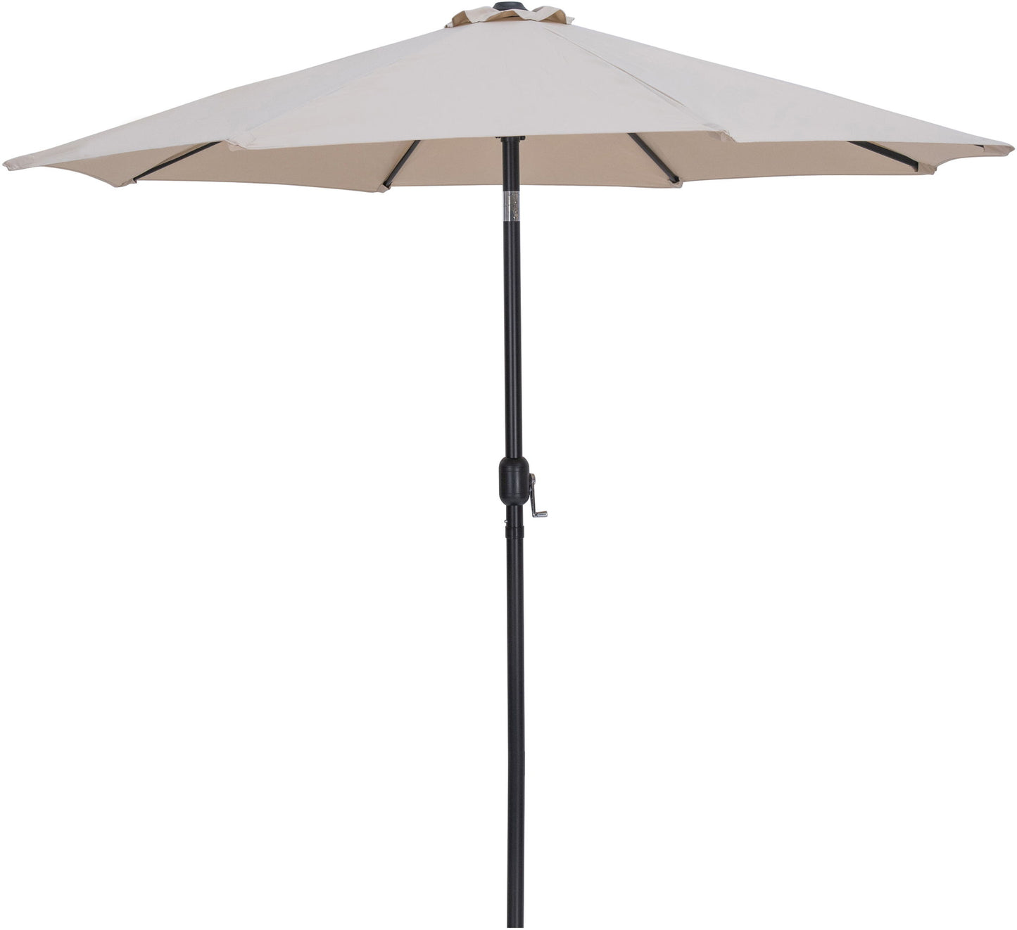 Fiji - Aluminum Patio Umbrella With Round White And Black Base