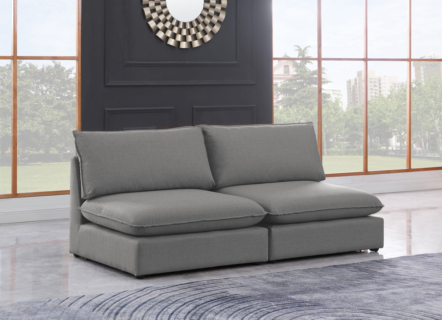 Mackenzie - Modular Sofa Armless - 2 Seats