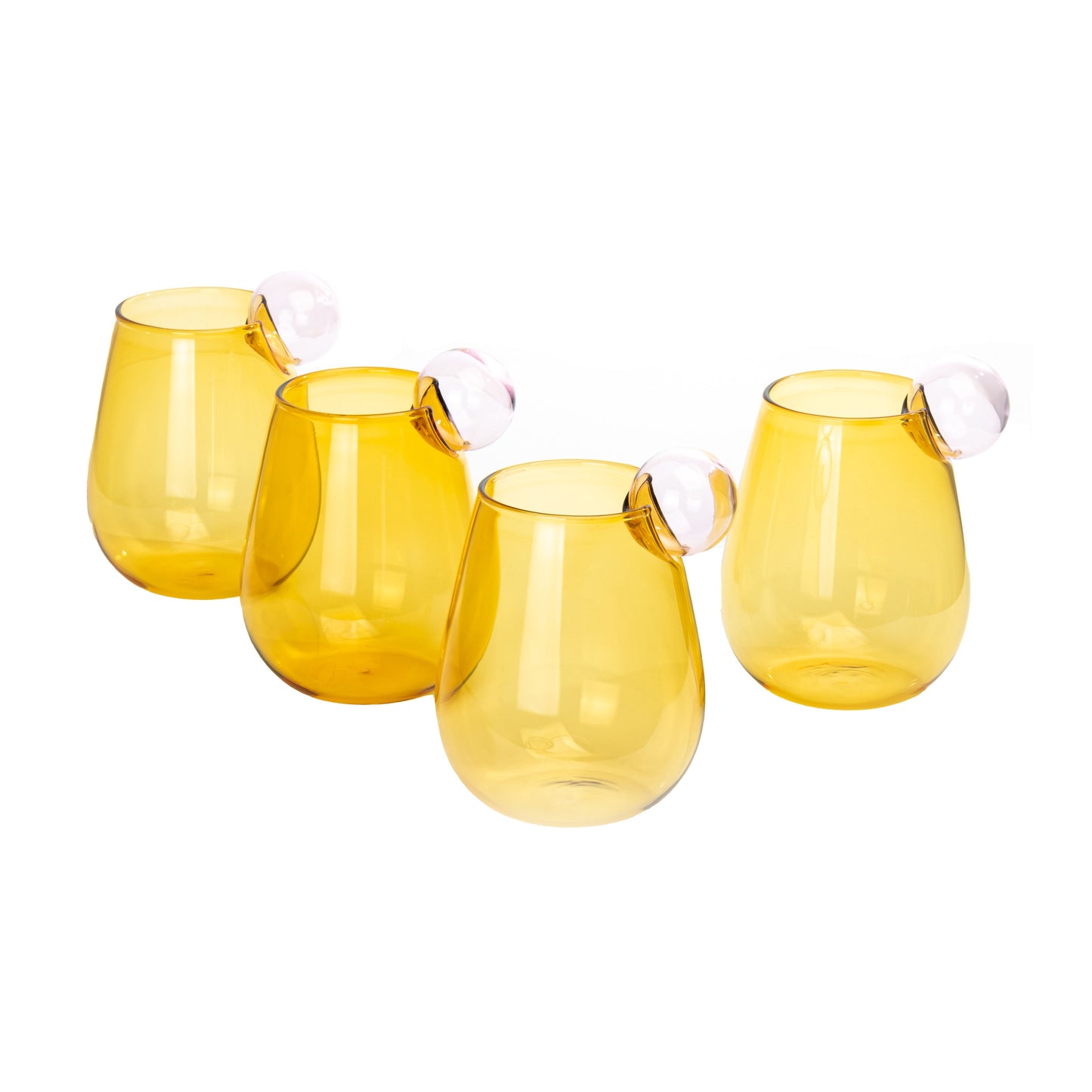 Boule - Water Glass (Set of 4) - Amber