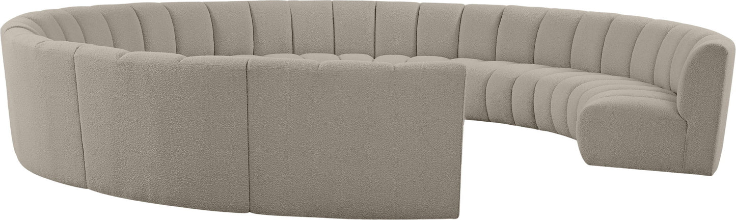 Infinity - 11 Piece Boucle Modular Sectional