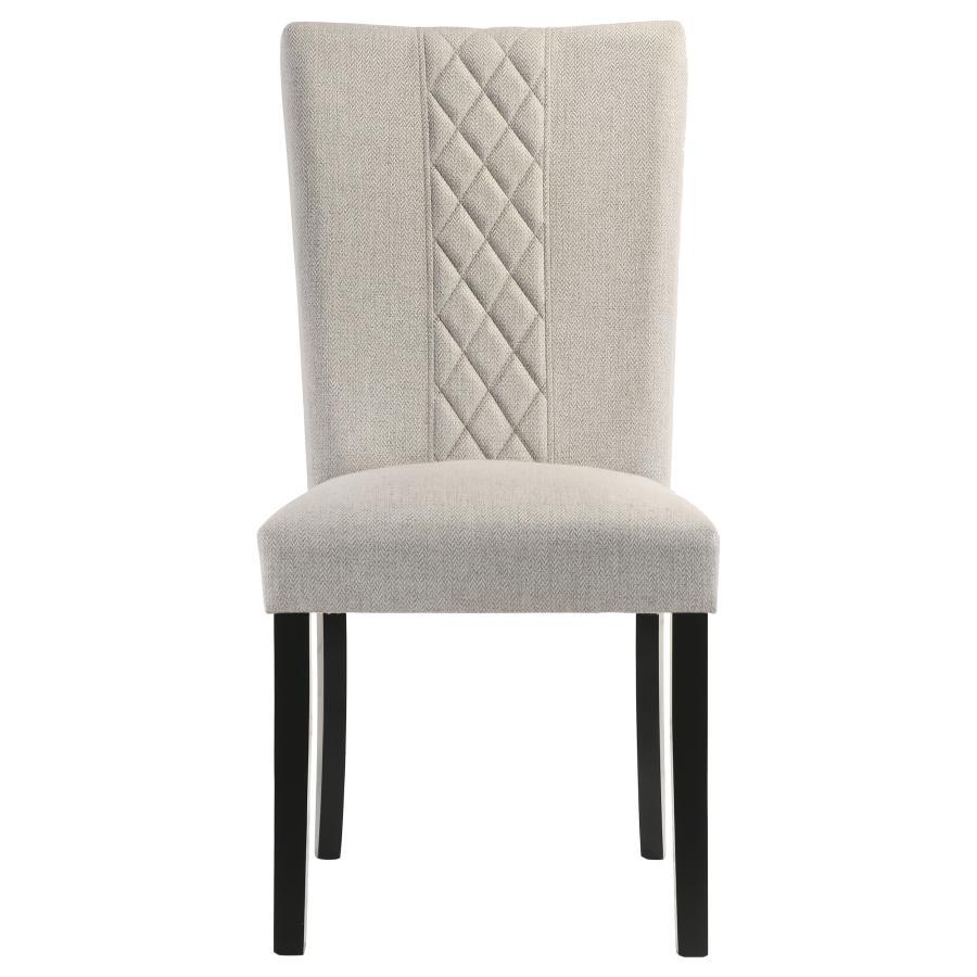 Malia - Fabric Upholstered Dining Side Chair (Set of 2) - Beige