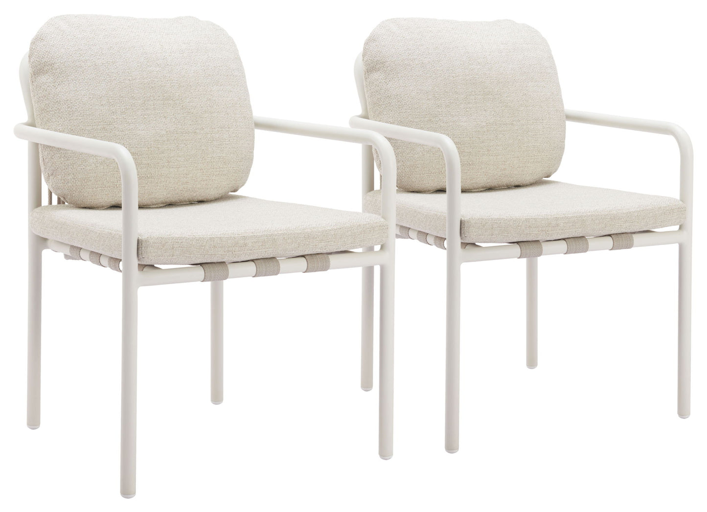 Aite - Outdoor Dining Chair (Set of 2) - Beige