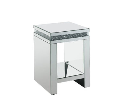 Noralie - End Table - Pearl Silver