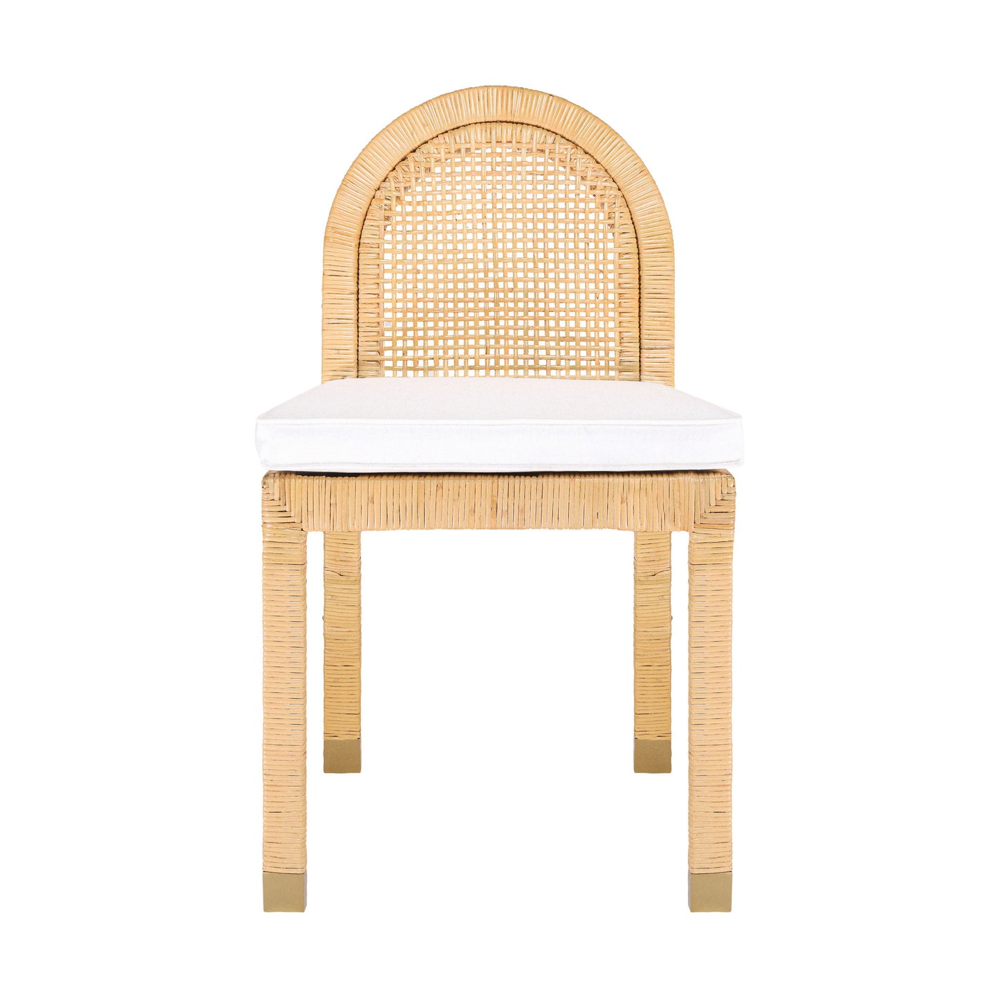 Amara - Rattan Arched Back Dining Chair - Natural