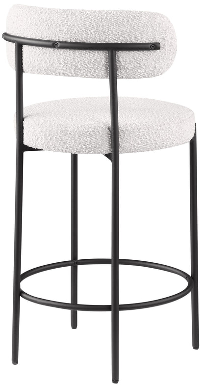 Beacon - Boucle Fabric Stool (Set of 2)