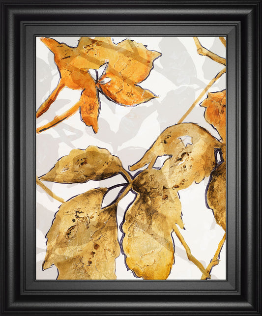 Shadows Il By Patricia Pinto - Framed Print Wall Art - Light Brown