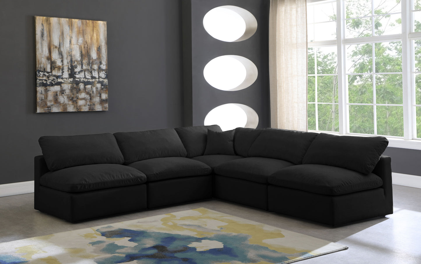 Plush - 5 Piece Modular Sectional