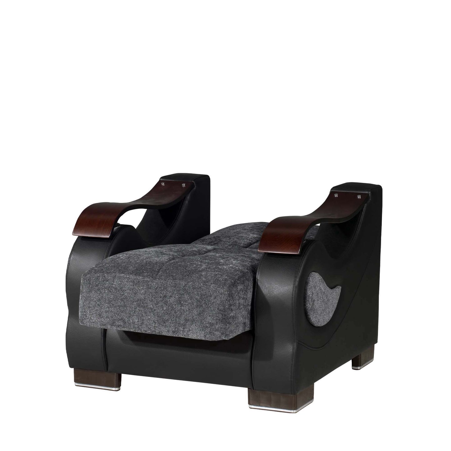 Ottomanson Metroplex - Upholstered Convertible Armchair With Storage