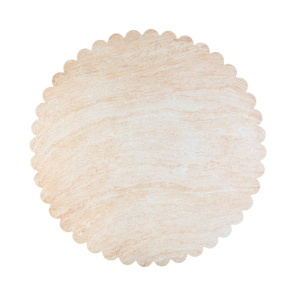 Blossom - Indoor / Outdoor Round Dining Table - Washed Travertine