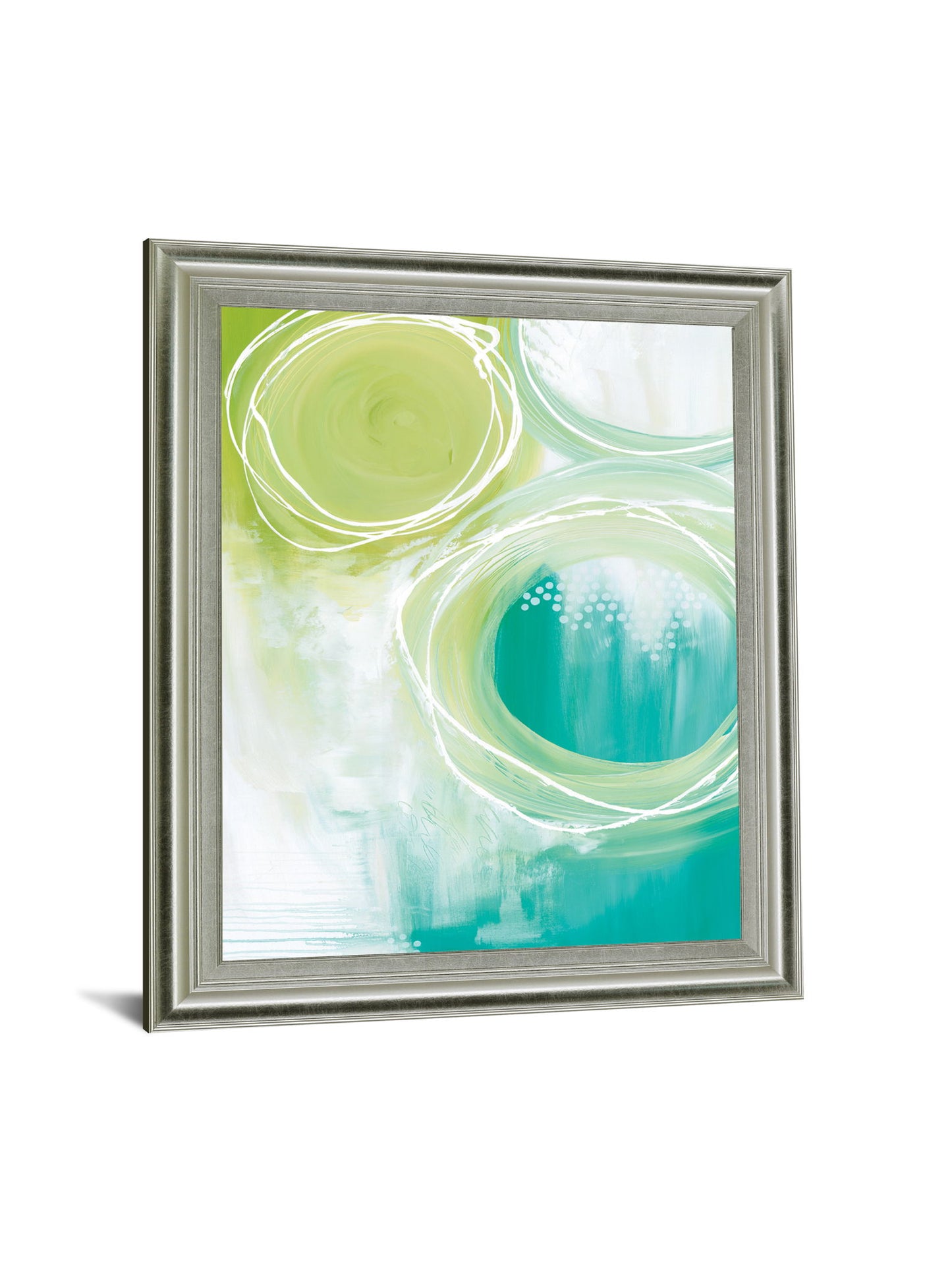 Verdant Orbit - 28" x 34" Framed Wall Art