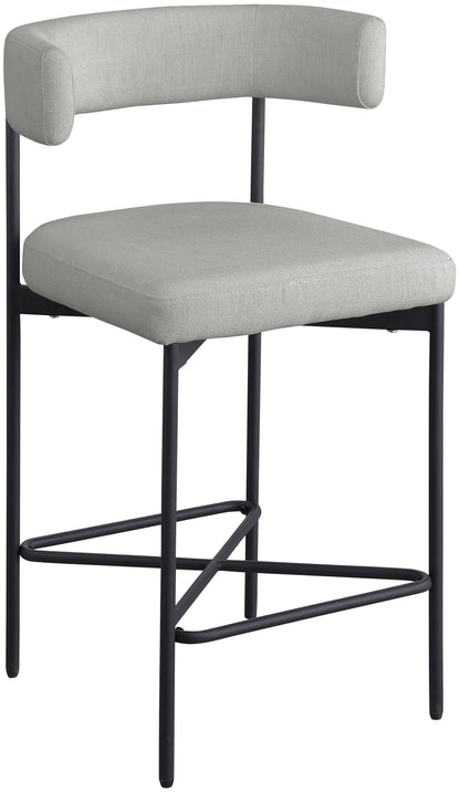 Rivage - Durable Stool With Black Frame (Set of 2)