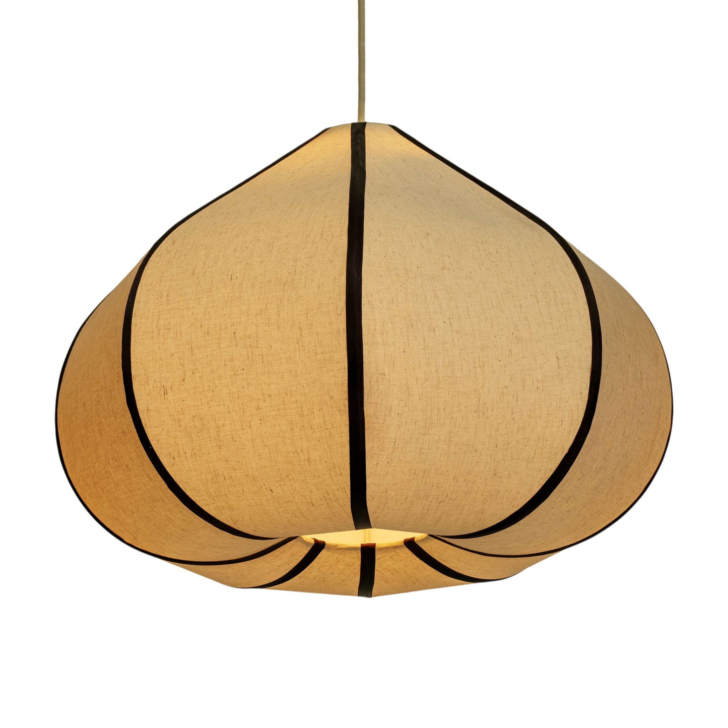 Josephine - Teardrop Pendant Lamp - Chocolate Brown