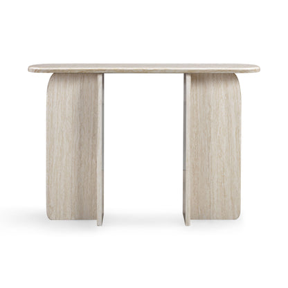 Clementine - Console Table - Travertine