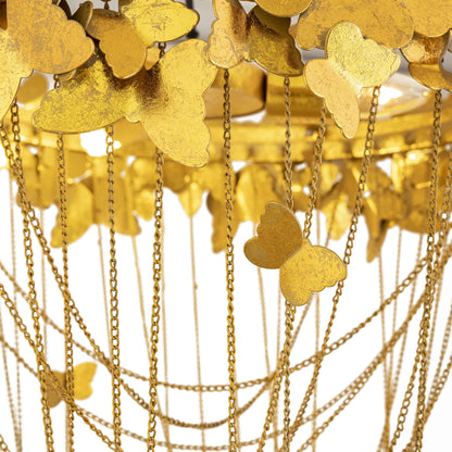 Butterfly - Chandelier - Gold