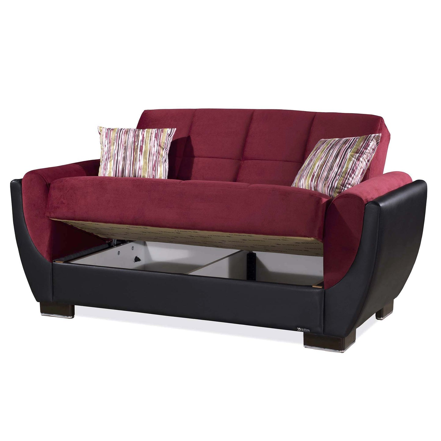 Ottomanson Armada Air - Upholstered Convertible Loveseat With Storage - Microfiber