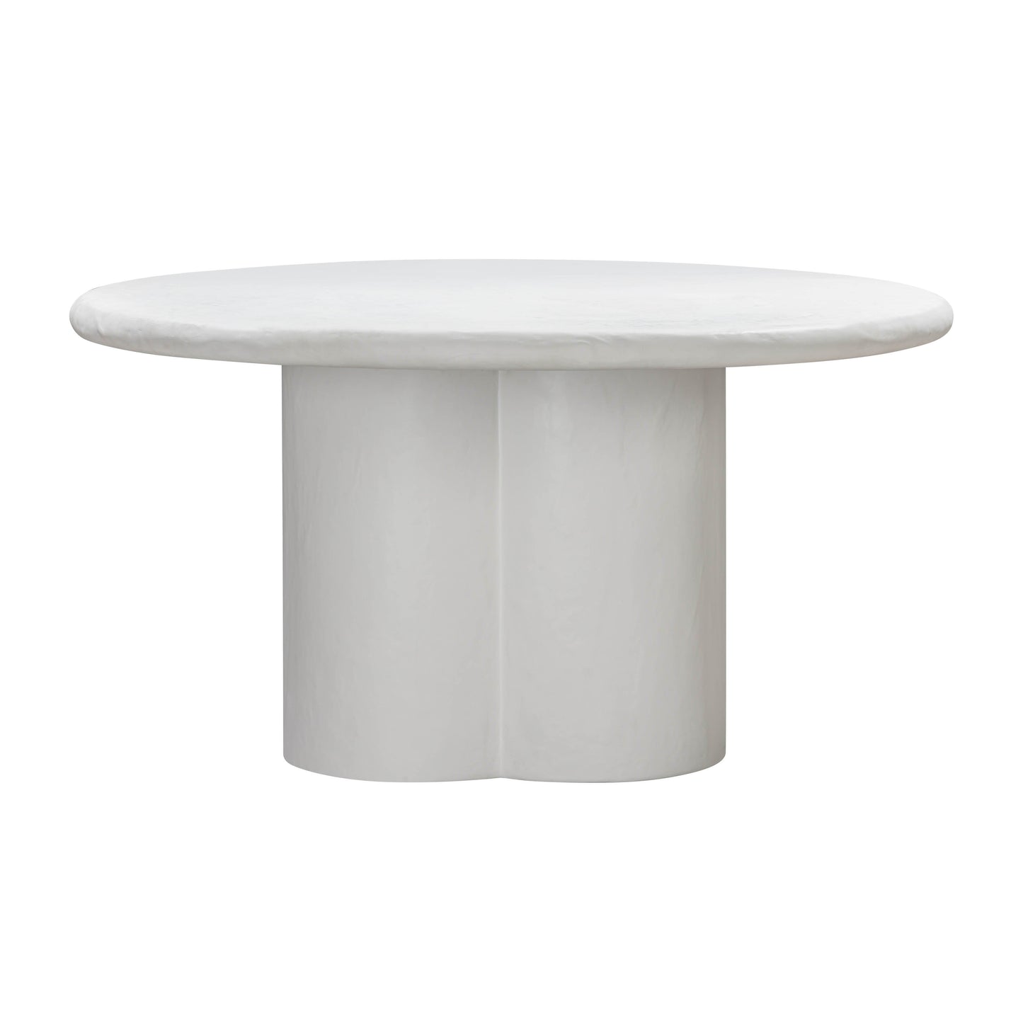 Elika - Faux Plaster Round Dining Table