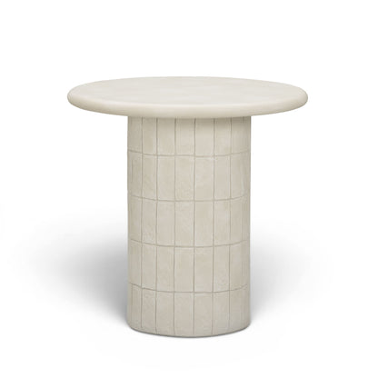 Fafo - Indoor/Outdoor Concrete Side Table - Beige