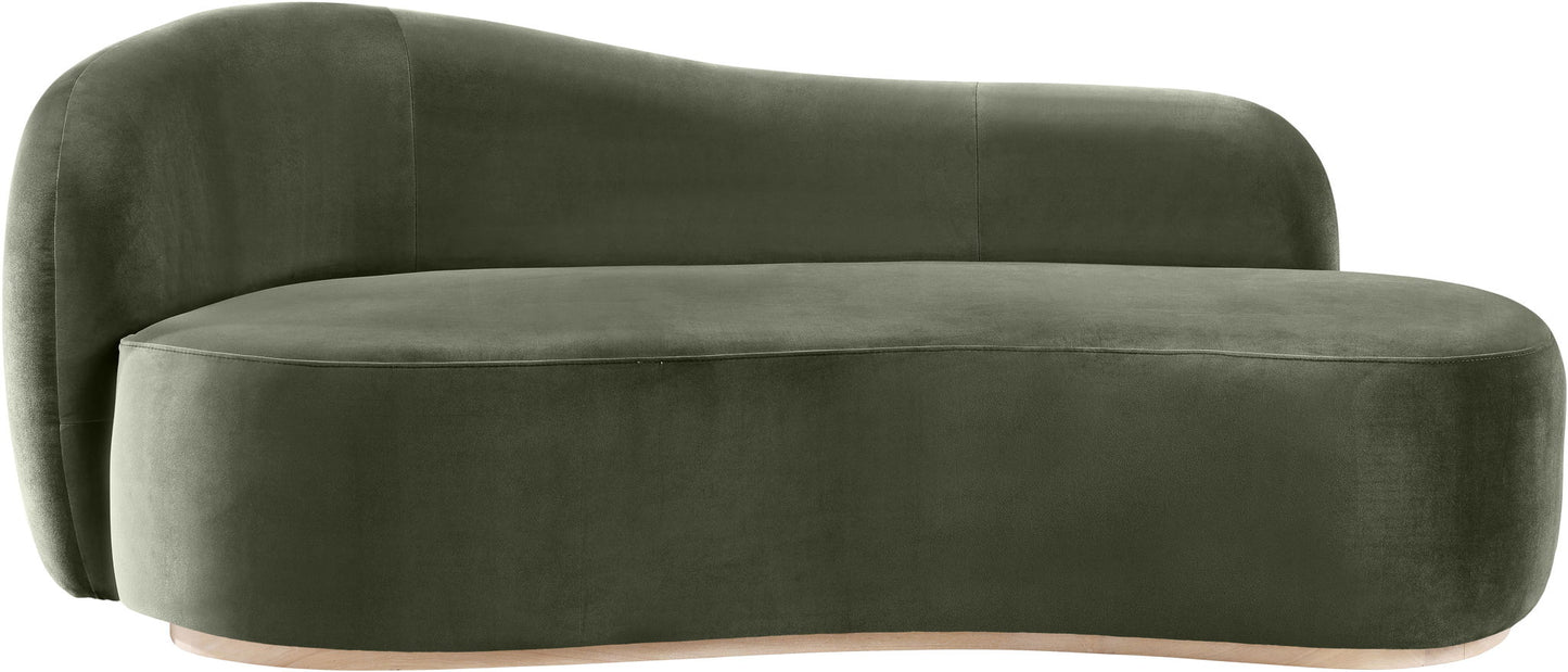 Gustavo - Velvet Upholstered Chaise