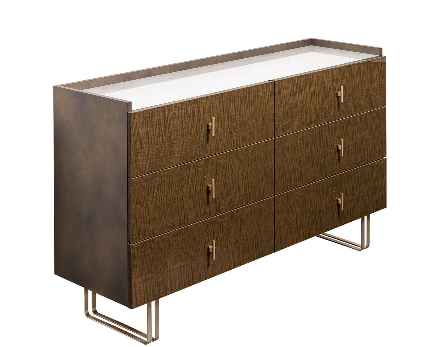 Fiamma - Double Dresser - Light Beige / Brown