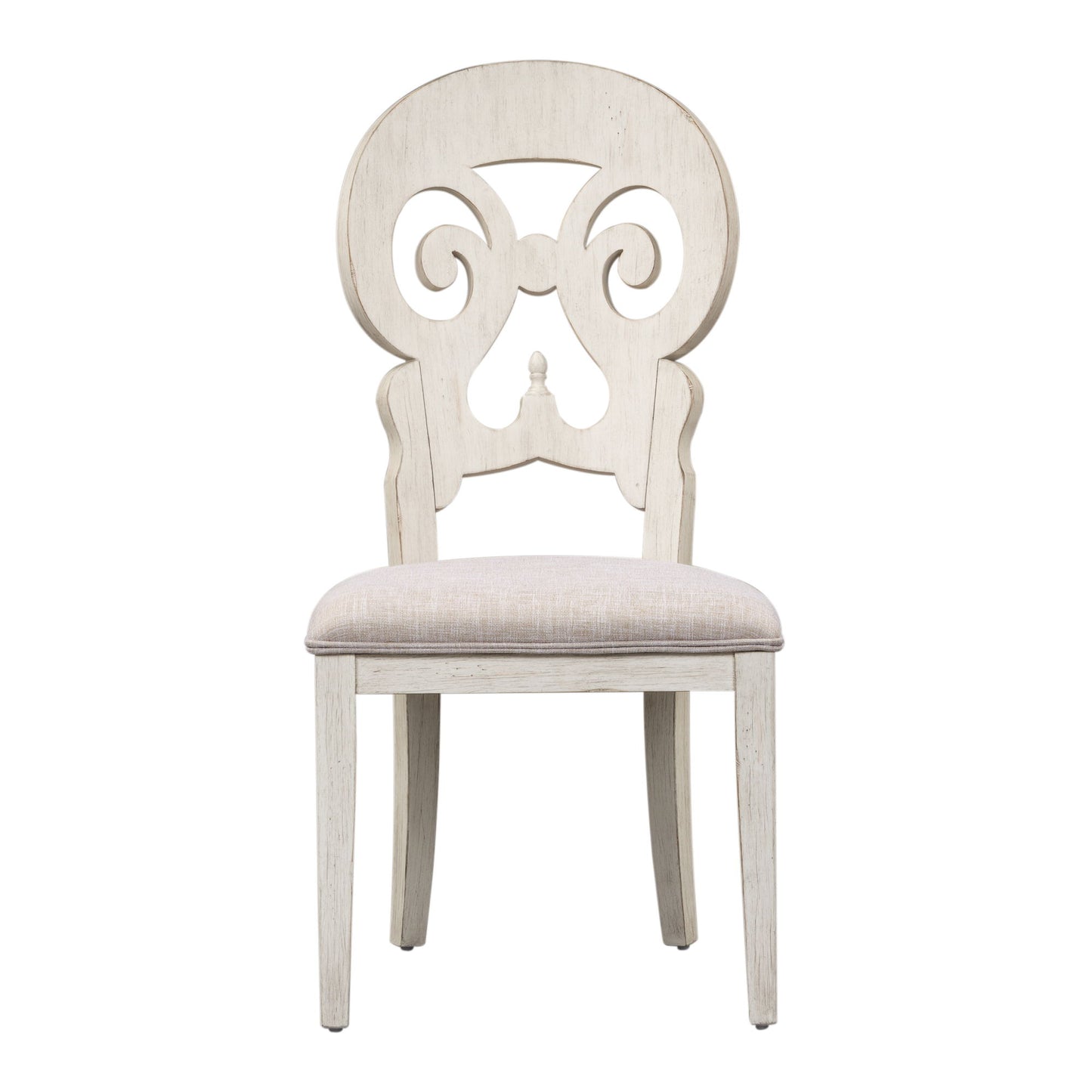 Farmhouse Reimagined - Splat Back Side Chair - White