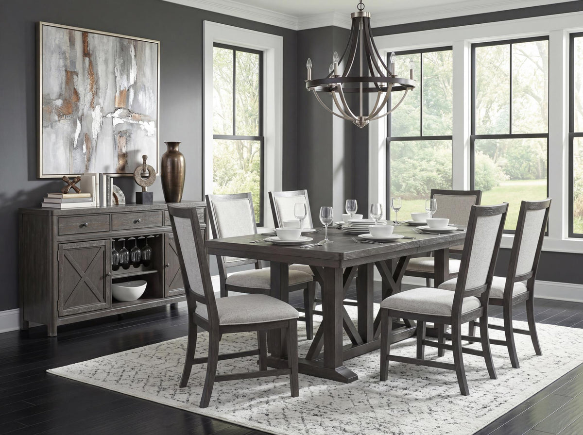 Briarwood - Complete Trestle Table - Sable