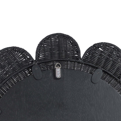 Coralie - Rattan Round Mirror