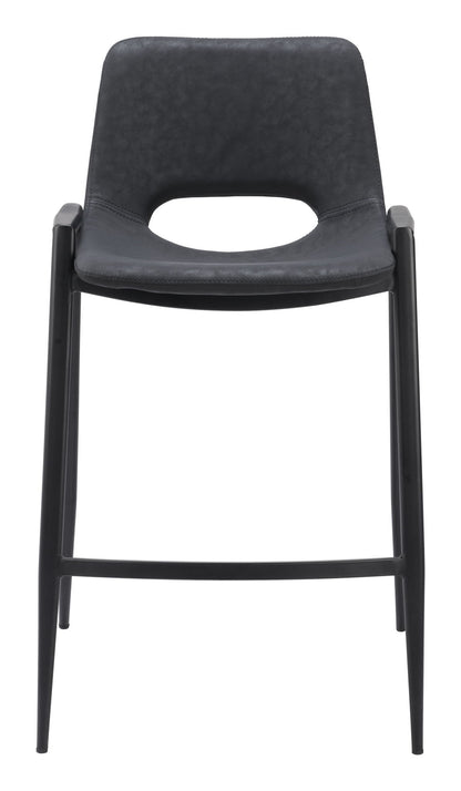Desi - Counter Chair With Black Legs (Set of 2)