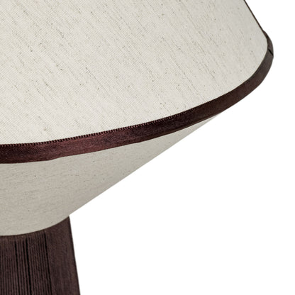 Josephine - Upwards Table Lamp - Chocolate Brown