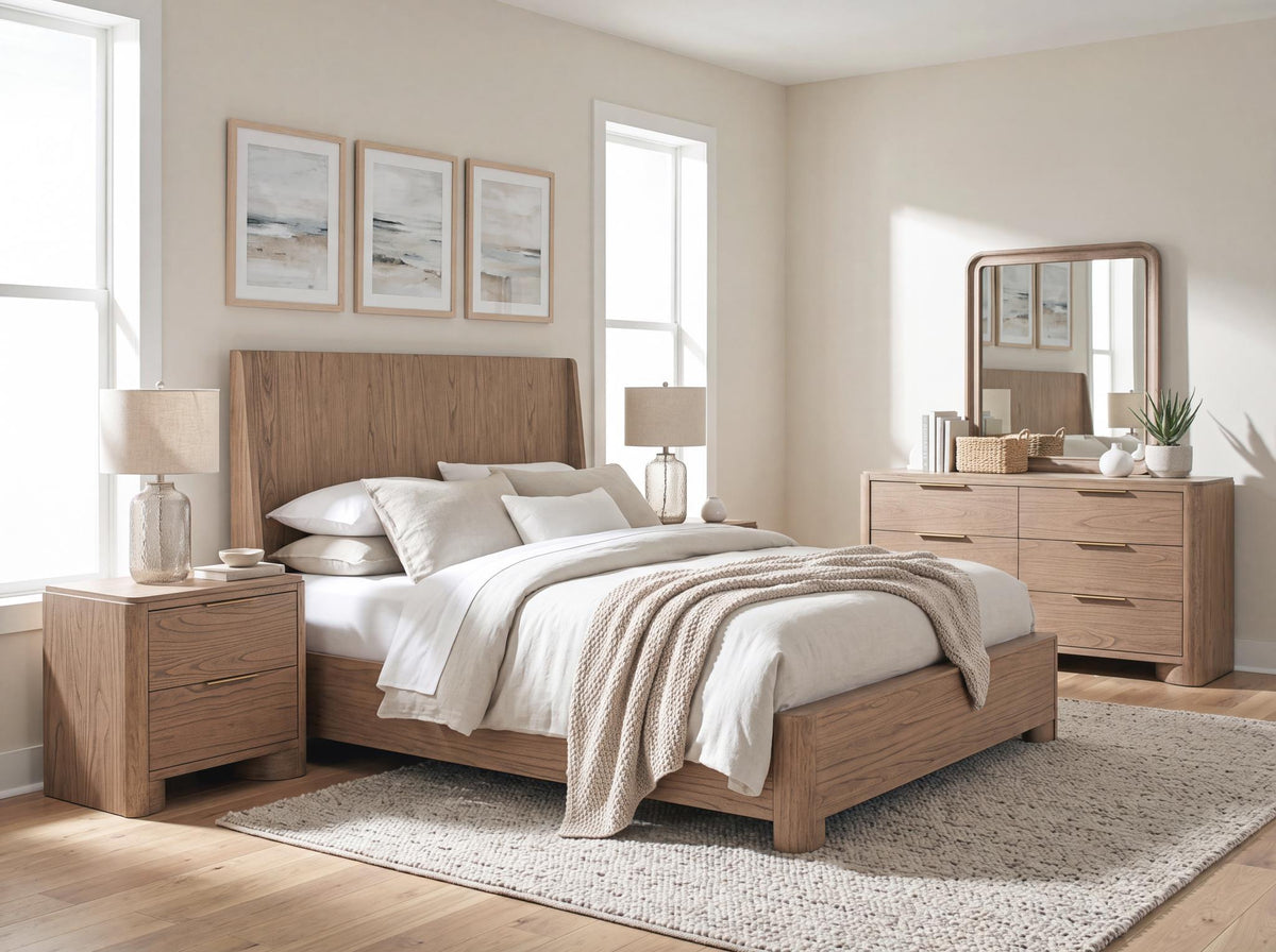 Alden - Complete Panel Shelter Bed With Storage Footboard
