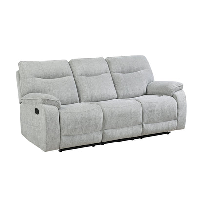 Chablis - Reclining Sofa - Mist Gray