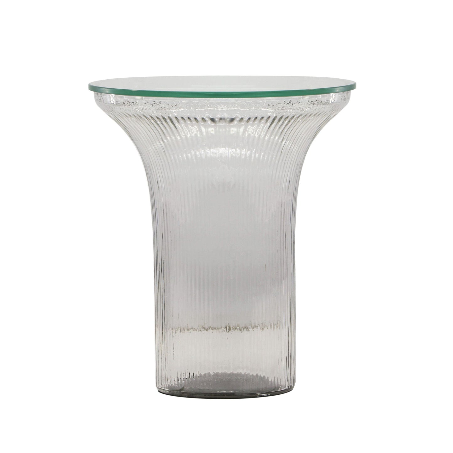 Cassandra - Glass Flared Side Table