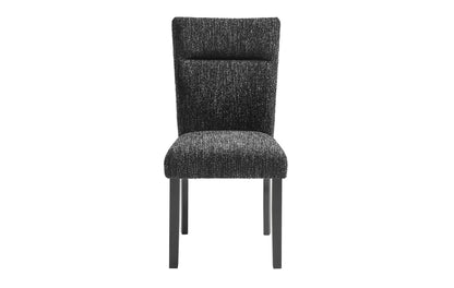 D2502 - 7 Piece Dining Room Set (Table And 6 Chairs) - Black