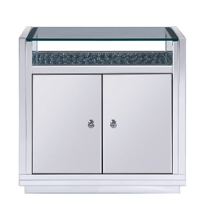 Nysa - Accent Table - Pearl Silver